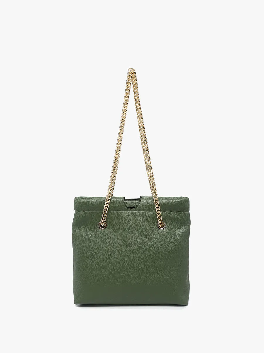 Casey Vegan Snap Hinge Satchel sold by Jen & Co. product image thumbnail 3
