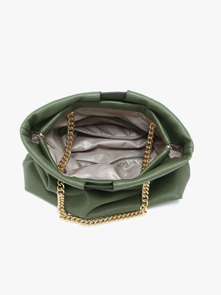 Casey Vegan Snap Hinge Satchel sold by Jen & Co. product image thumbnail 4