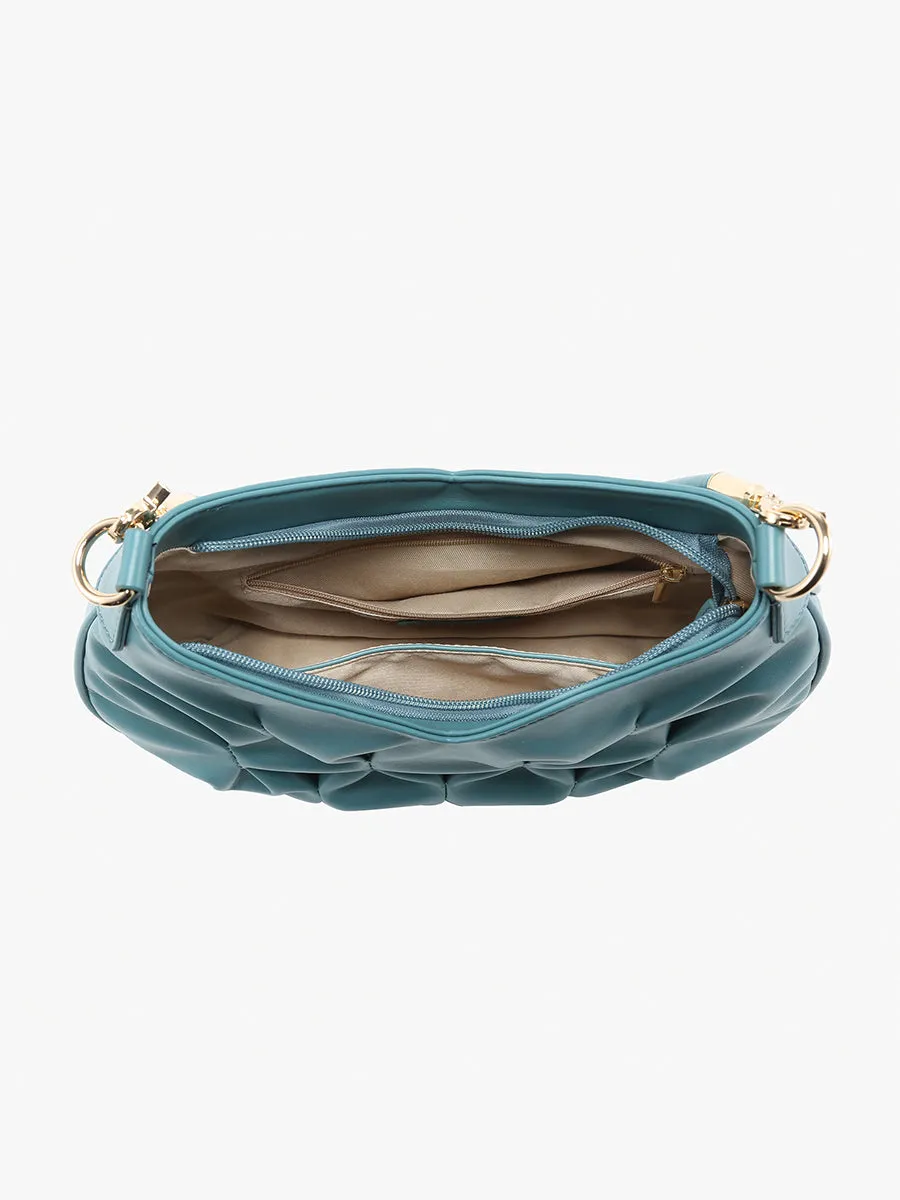 Matilda Vegan Ruched Shoulder Bag sold by Jen & Co. product image thumbnail 4