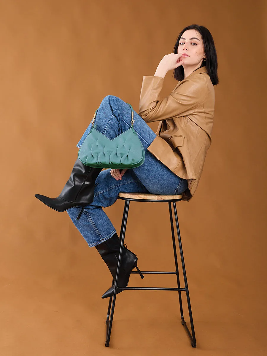 Matilda Vegan Ruched Shoulder Bag sold by Jen & Co. product image thumbnail 5