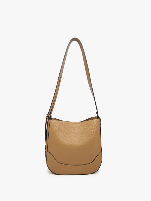 Poppy Vegan Paneled Crossbody sold by Jen & Co.