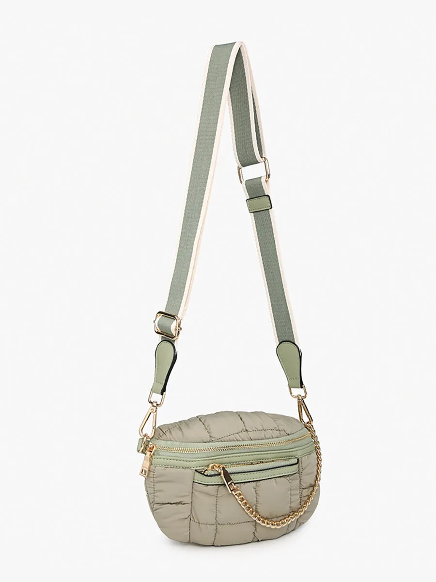 Mabel Quilted Nylon Belt Bag sold by Jen & Co. product image thumbnail 3