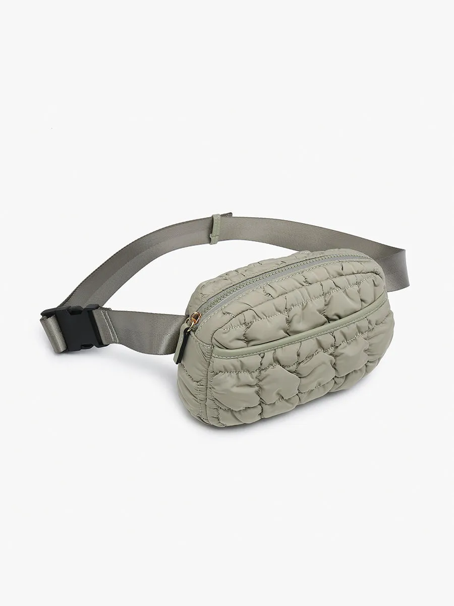 Chrissy Quilted Nylon Belt Bag sold by Jen & Co. product image thumbnail 2