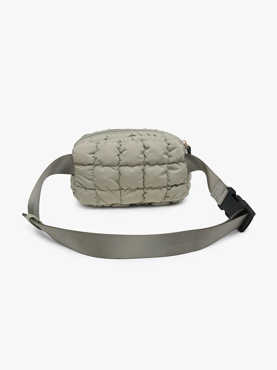 Chrissy Quilted Nylon Belt Bag sold by Jen & Co. product image thumbnail 3