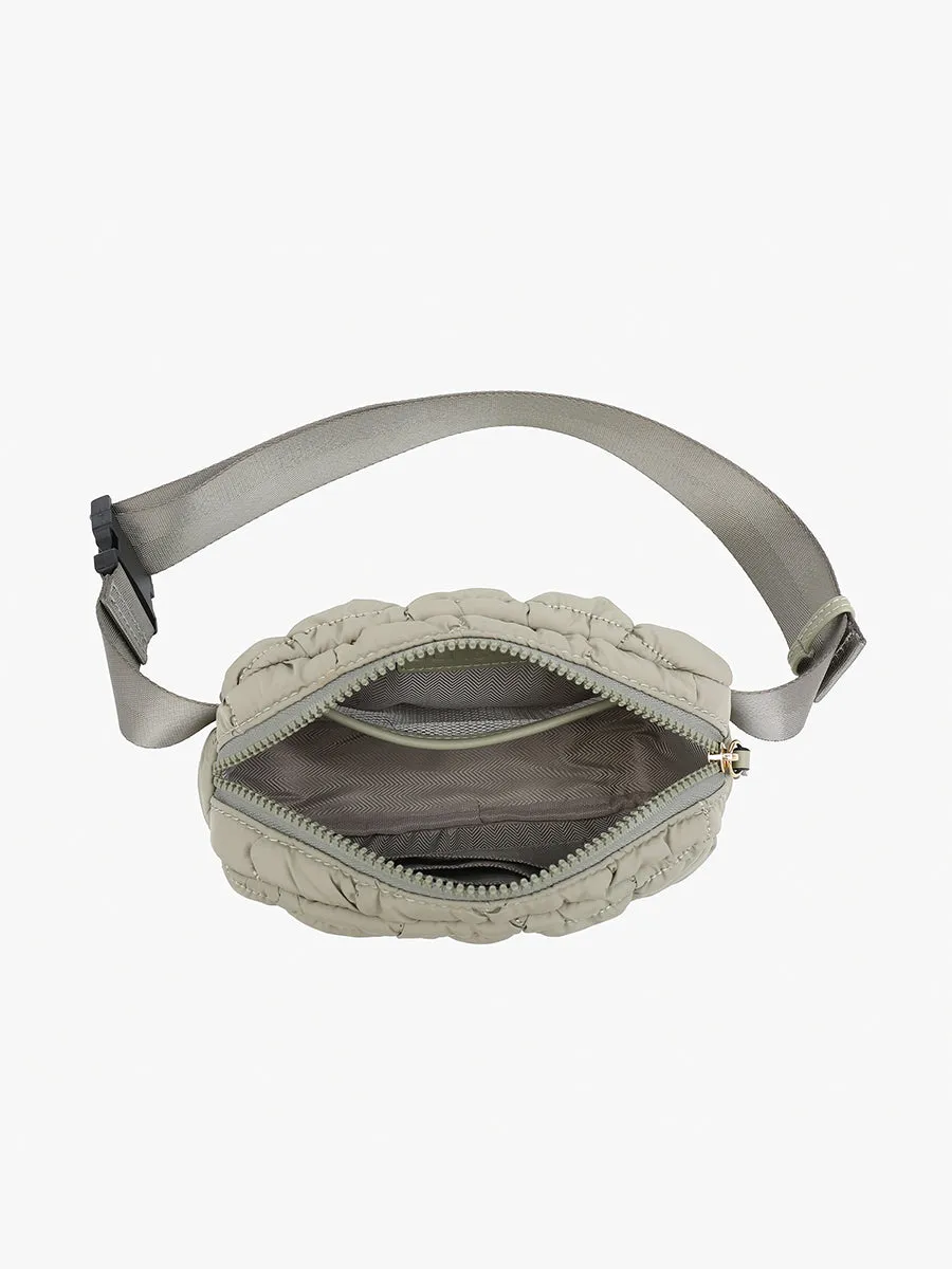 Chrissy Quilted Nylon Belt Bag sold by Jen & Co. product image thumbnail 4