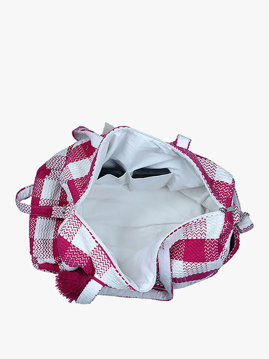 Flossie Plaid Weekender sold by Jen & Co. product image thumbnail 2