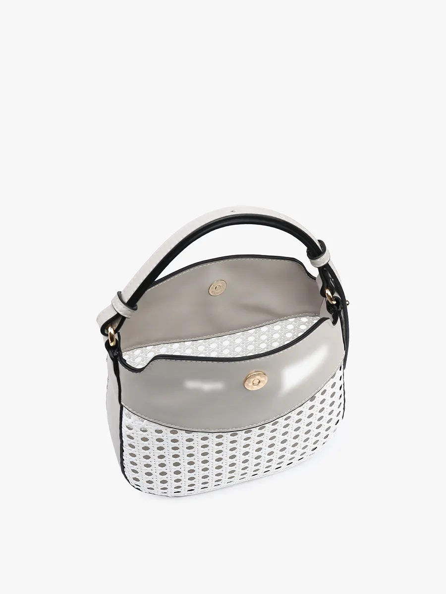 Evans Vegan Rattan Crossbody sold by Jen & Co. product image thumbnail 4