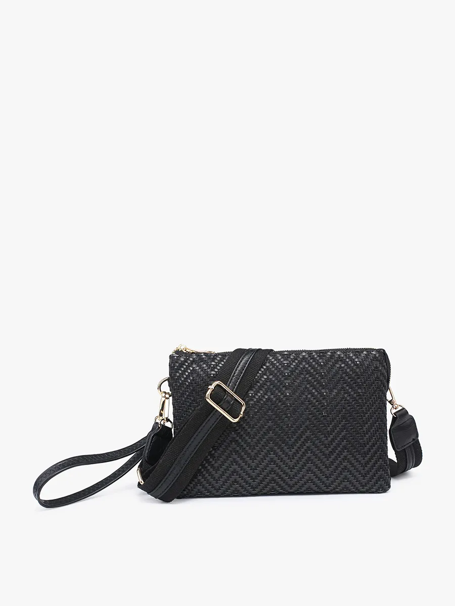 Izzy Vegan Woven Diag Crossbody sold by Jen & Co. product image thumbnail 4