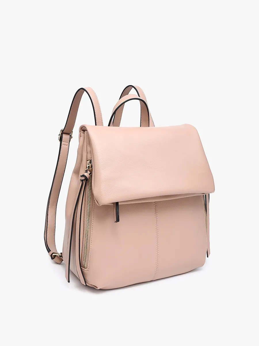 Adley Vegan Foldover Backpack sold by Jen & Co. product image thumbnail 2