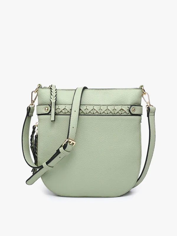 Esther Vegan Whipstitch Crossbody made by Jen & Co.