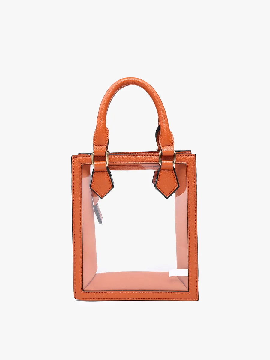 Elise Vegan Clear Rect Crossbody sold by Jen & Co. product image thumbnail 3