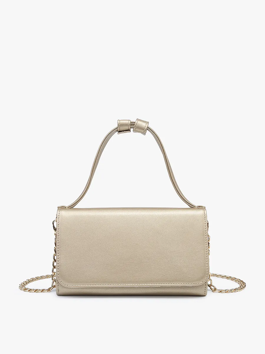 Honey Vegan Rect Chain Crossbody sold by Jen & Co. product image thumbnail 3