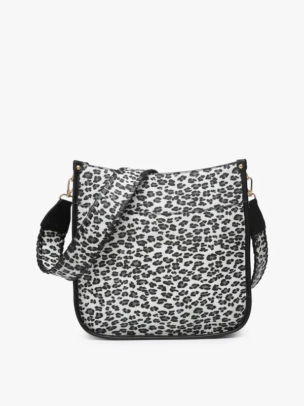 Chloe Vegan Faux Canvas Crossbody sold by Jen & Co.