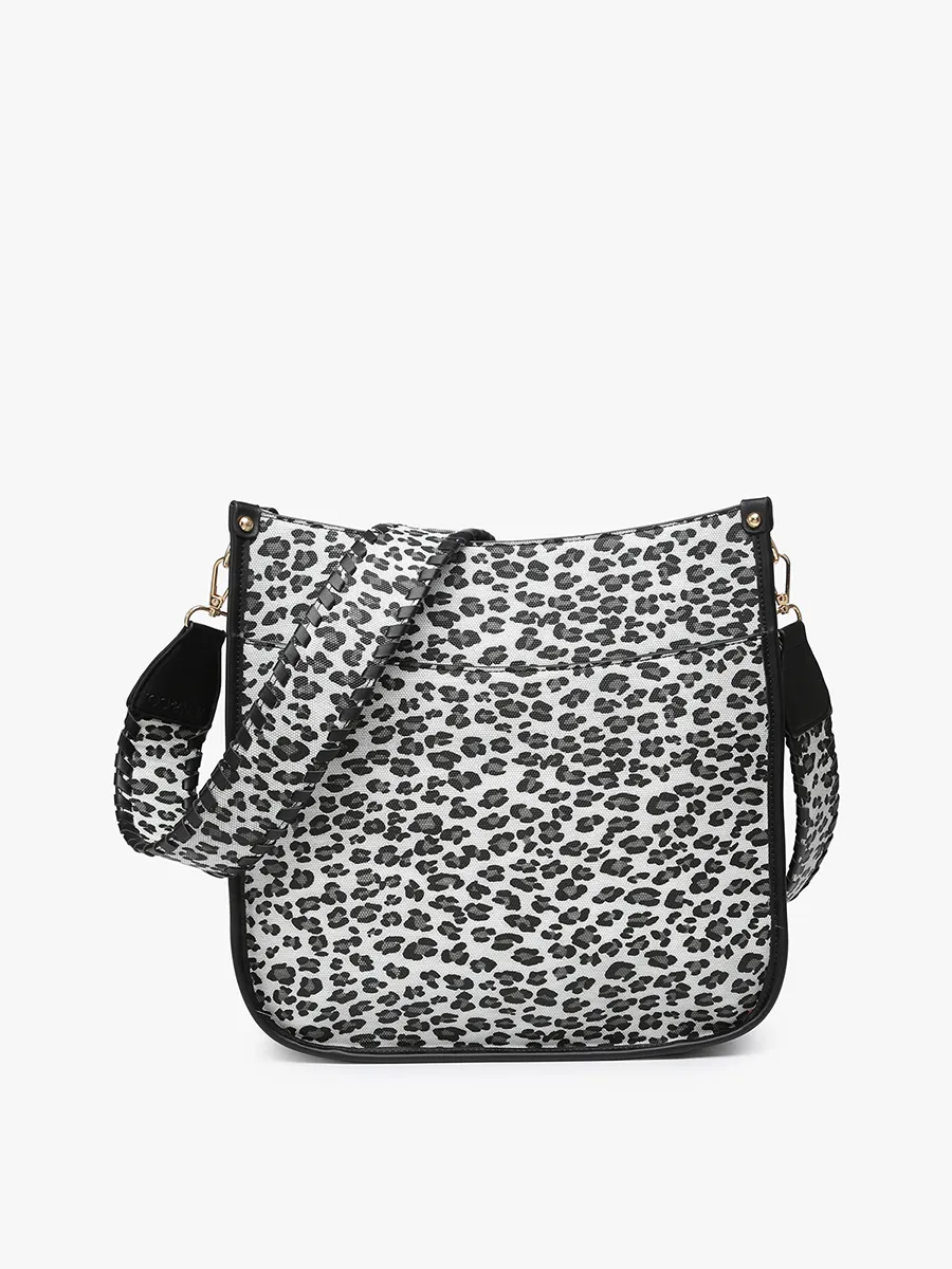 Chloe Vegan Faux Canvas Crossbody sold by Jen & Co.