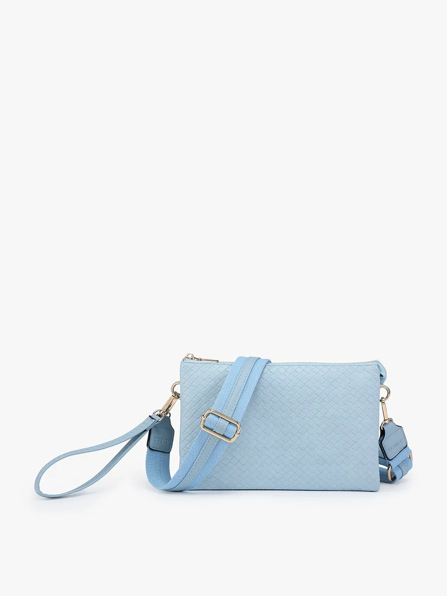 Izzy Vegan Diagonal Woven Crossbody sold by Jen & Co.