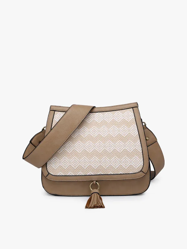 Bailey Vegan Contrast Crossbody sold by Jen & Co.
