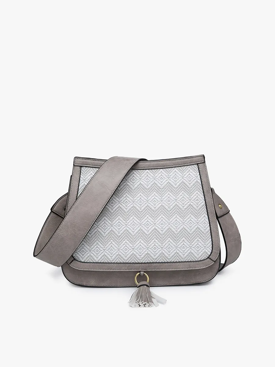Bailey Vegan Contrast Crossbody sold by Jen & Co. product image thumbnail 5