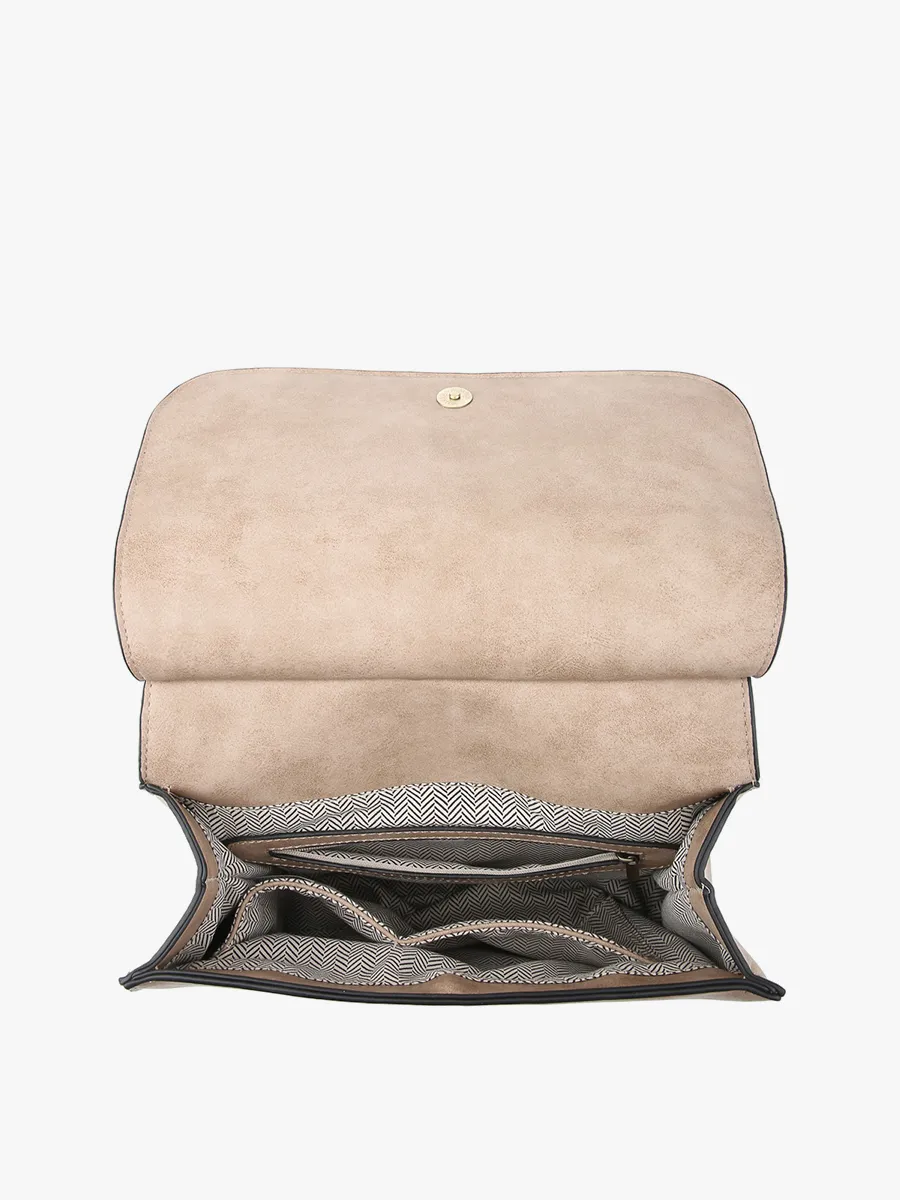 Bailey Vegan Contrast Crossbody sold by Jen & Co. product image thumbnail 2