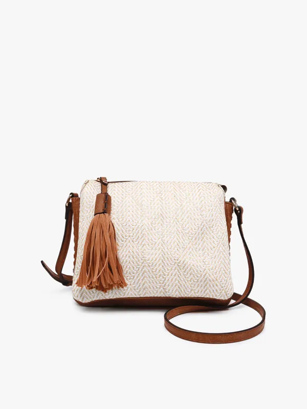 Sabrina Vegan Arrowhead Crossbody made by Jen & Co.