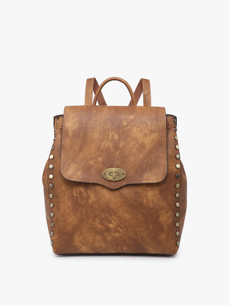 Bex Vegan Distressed Backpack sold by Jen & Co. product image thumbnail 5