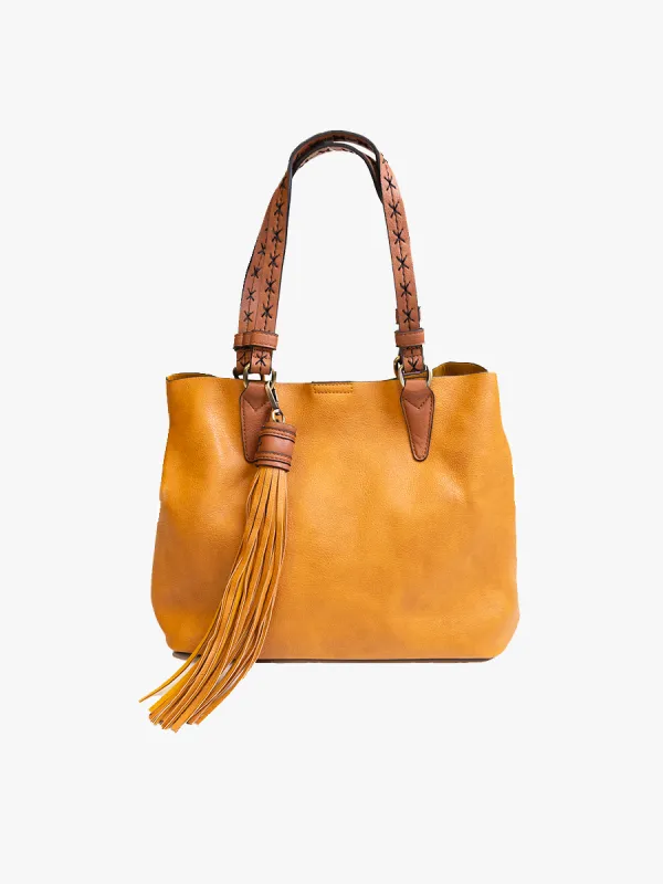 Aliza Vegan Satchel sold by Jen & Co.