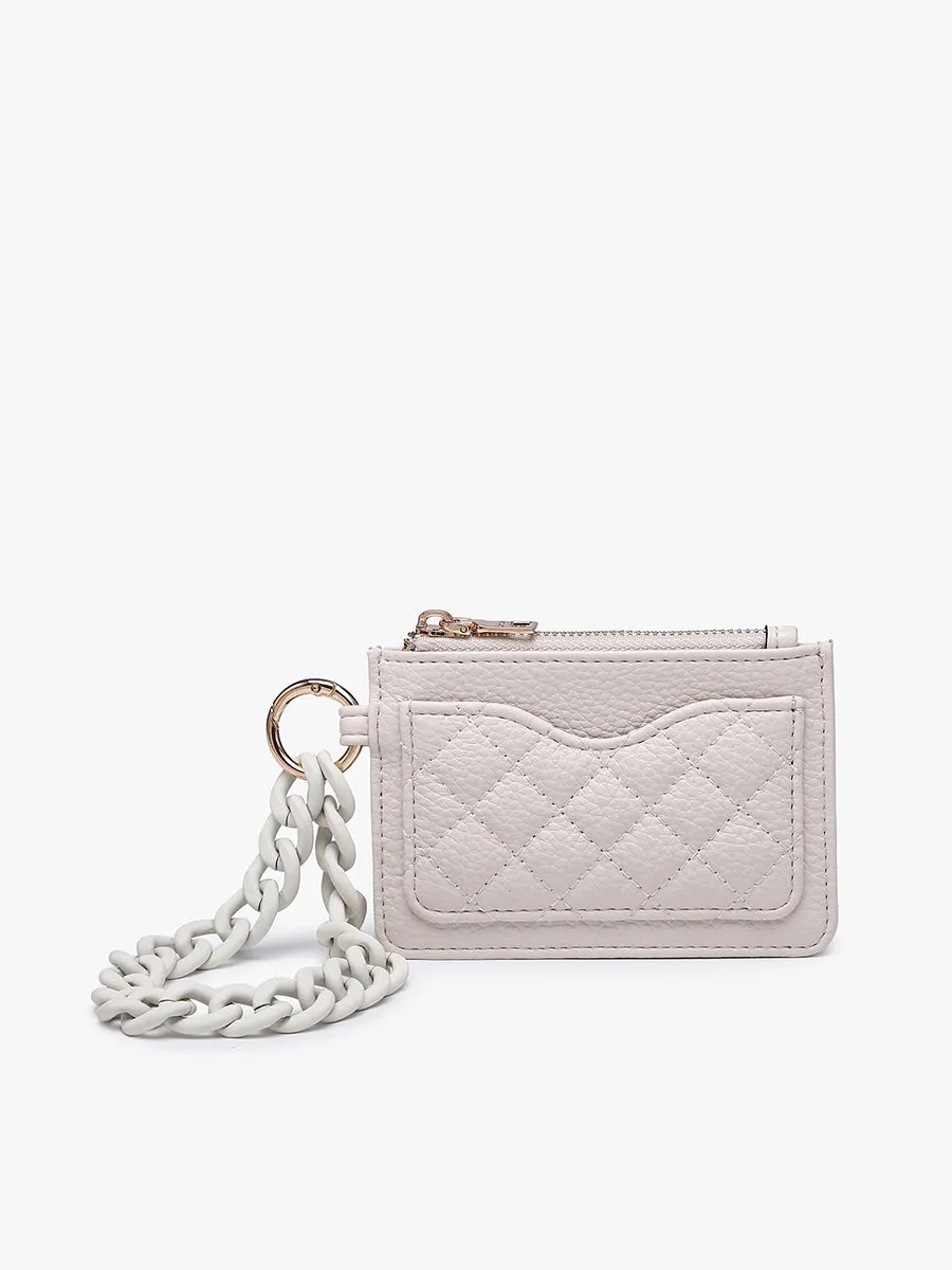 Rhodes Vegan RFID Quilted Bangle sold by Jen & Co.