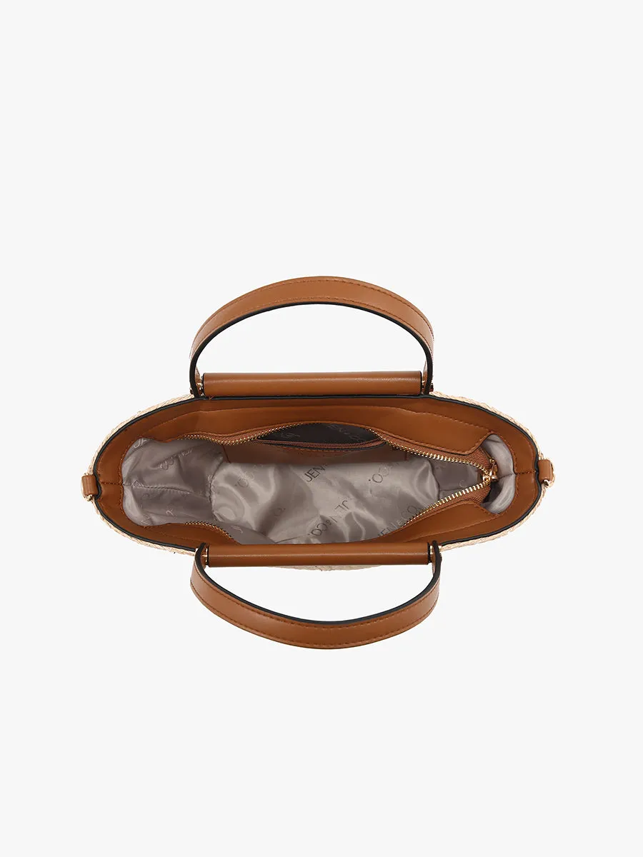 Raelynn Vegan Small Straw Tote sold by Jen & Co. product image thumbnail 4