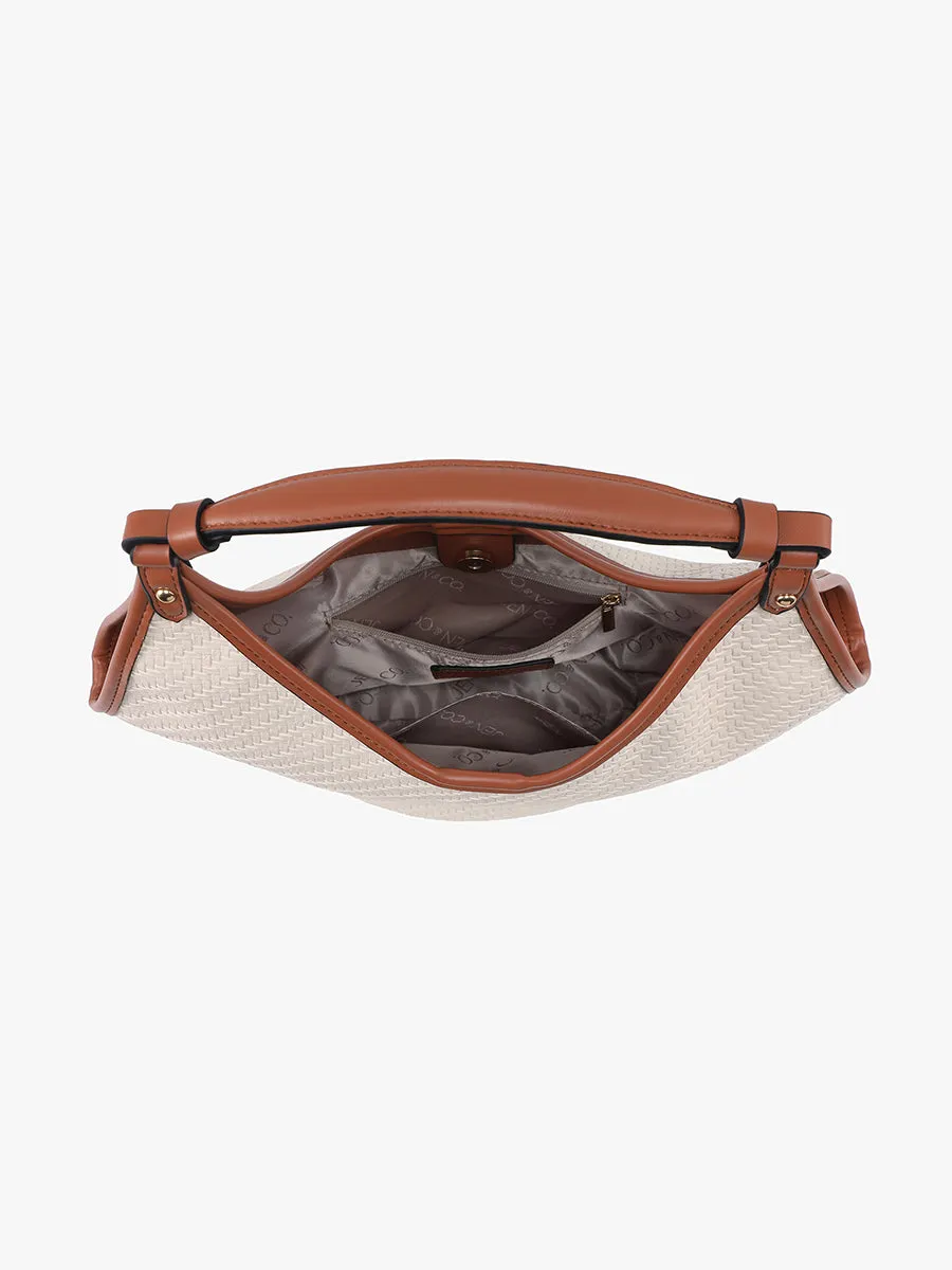 Jade Vegan Faux Woven Hobo sold by Jen & Co. product image thumbnail 4