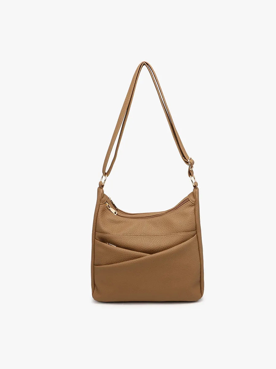 Lillian Vegan Dual Compartment Crossbody sold by Jen & Co.