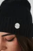 Cashmere Cable Beanie - Black sold by My Sunday Ski