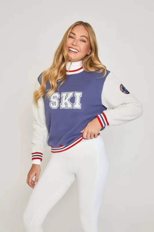 Varsity Ski Sweatshirt sold by My Sunday Ski
