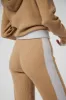 Wide Leg Cashmere Pants - Camel / Pearl Grey sold by My Sunday Ski