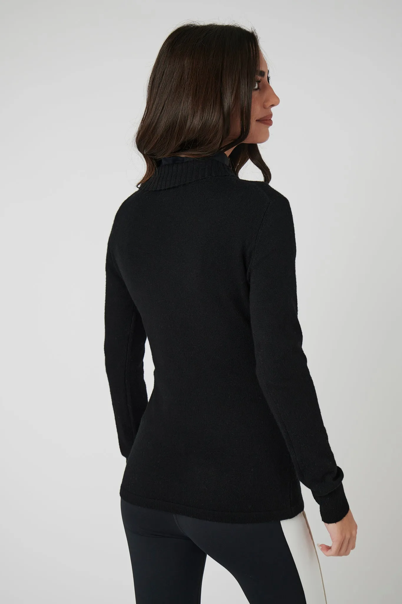 Contour Merino Mid Layer Top - Black sold by My Sunday Ski product image thumbnail 4