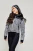 Cropped Bomber Ski Jacket – Houndstooth sold by My Sunday Ski