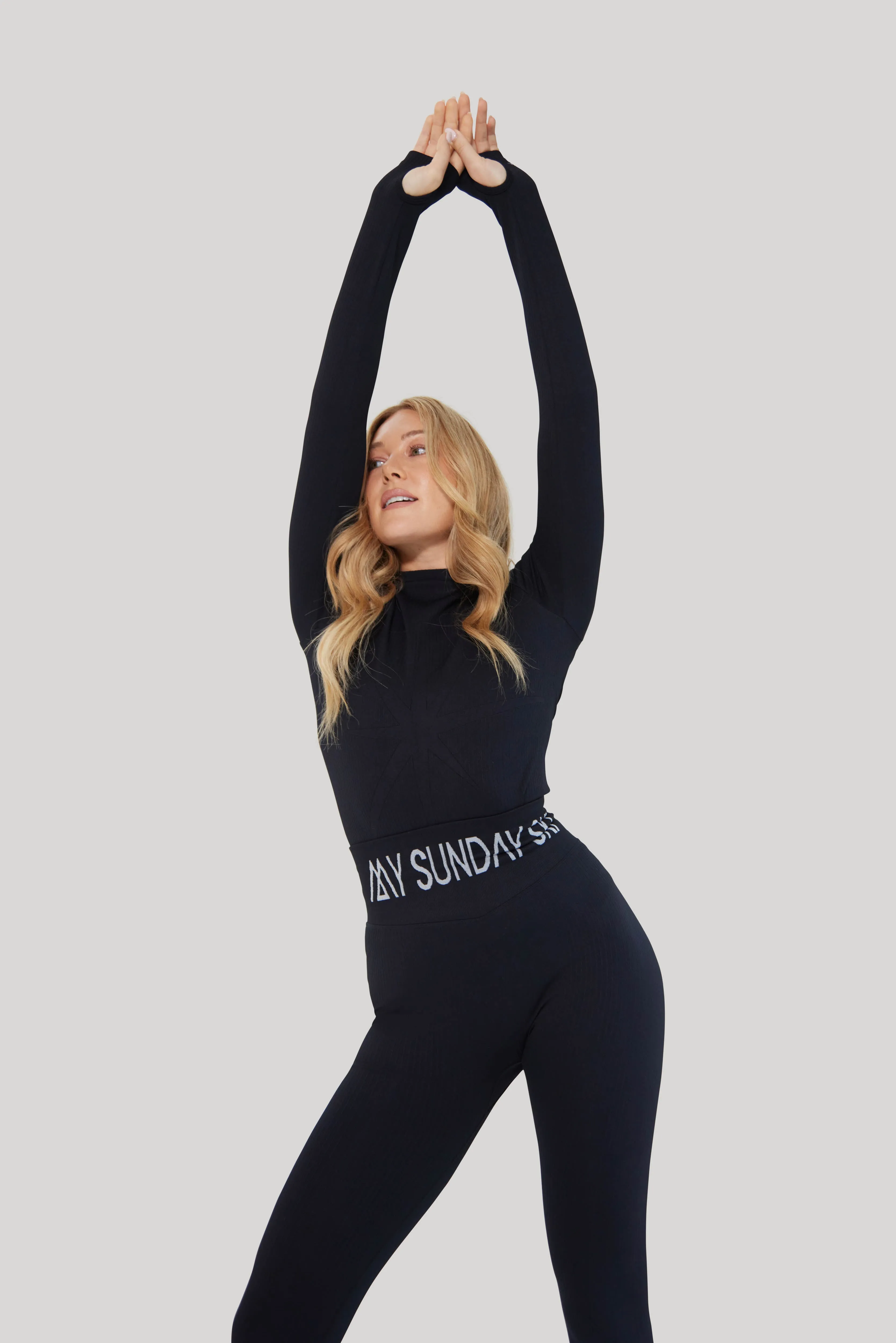 Ribbed Base Layer Set - Black sold by My Sunday Ski product image thumbnail 3