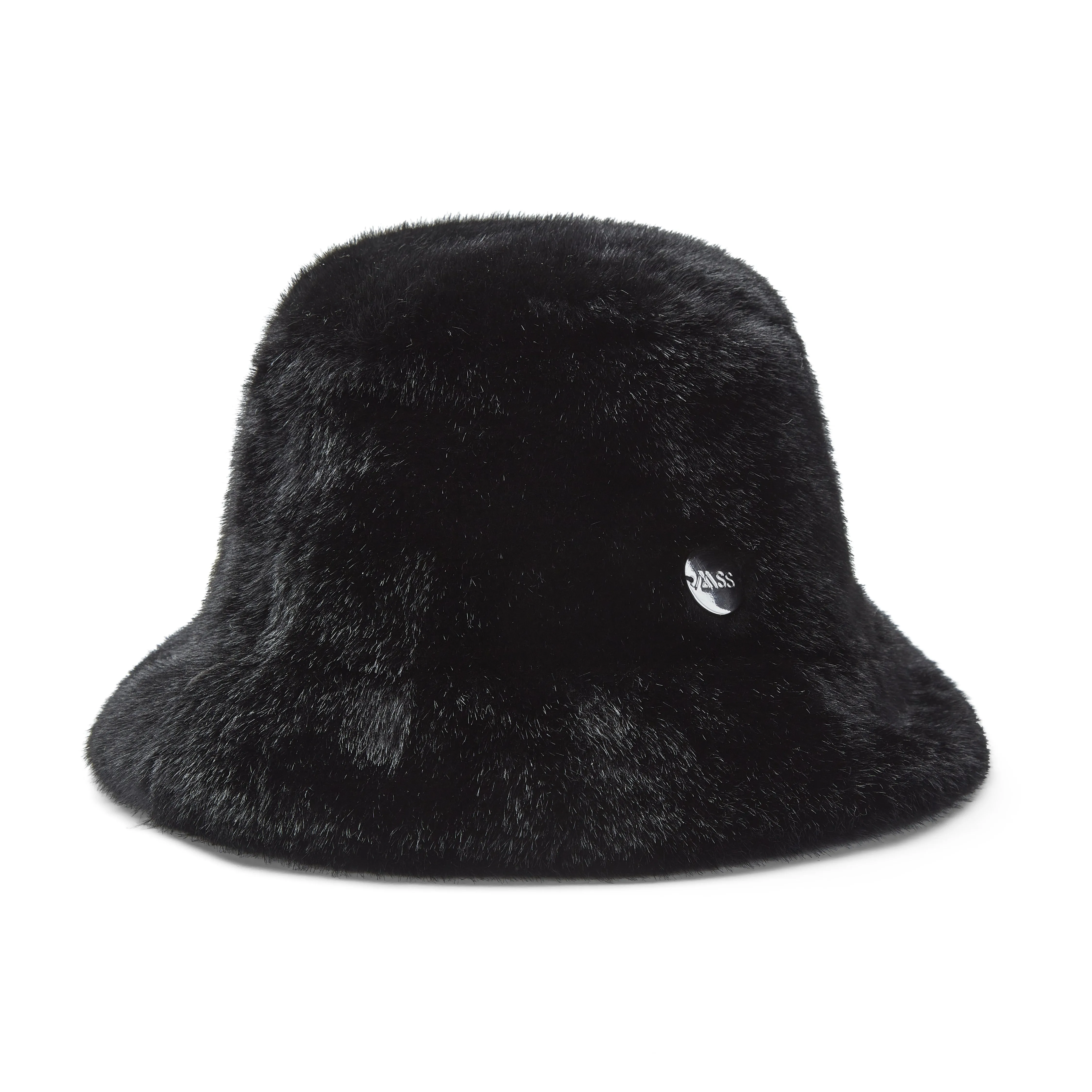 Mink Faux Fur Bucket Hat - Black sold by My Sunday Ski product image thumbnail 3