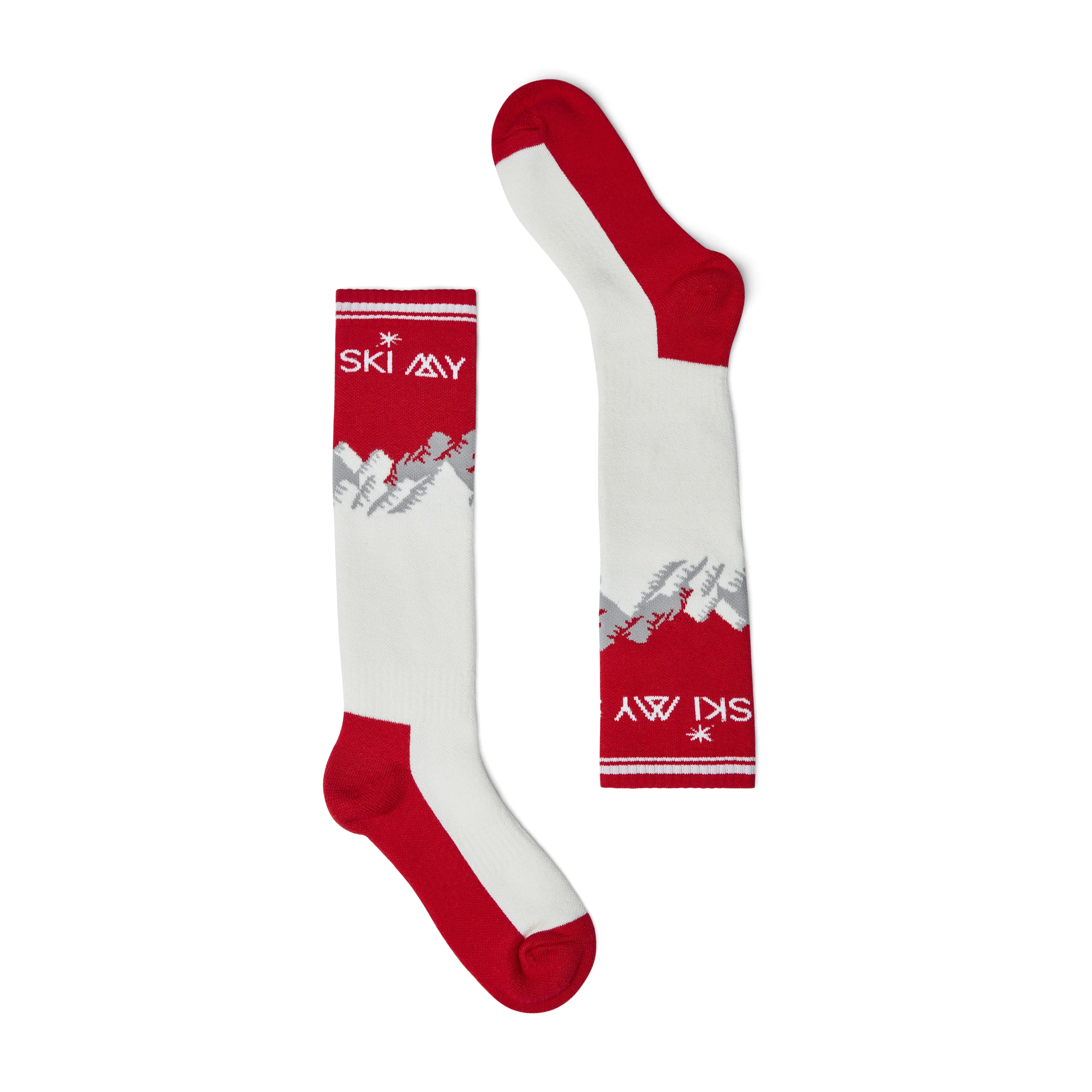 Merino Blend Performance Ski Sock - Red sold by My Sunday Ski product image thumbnail 3