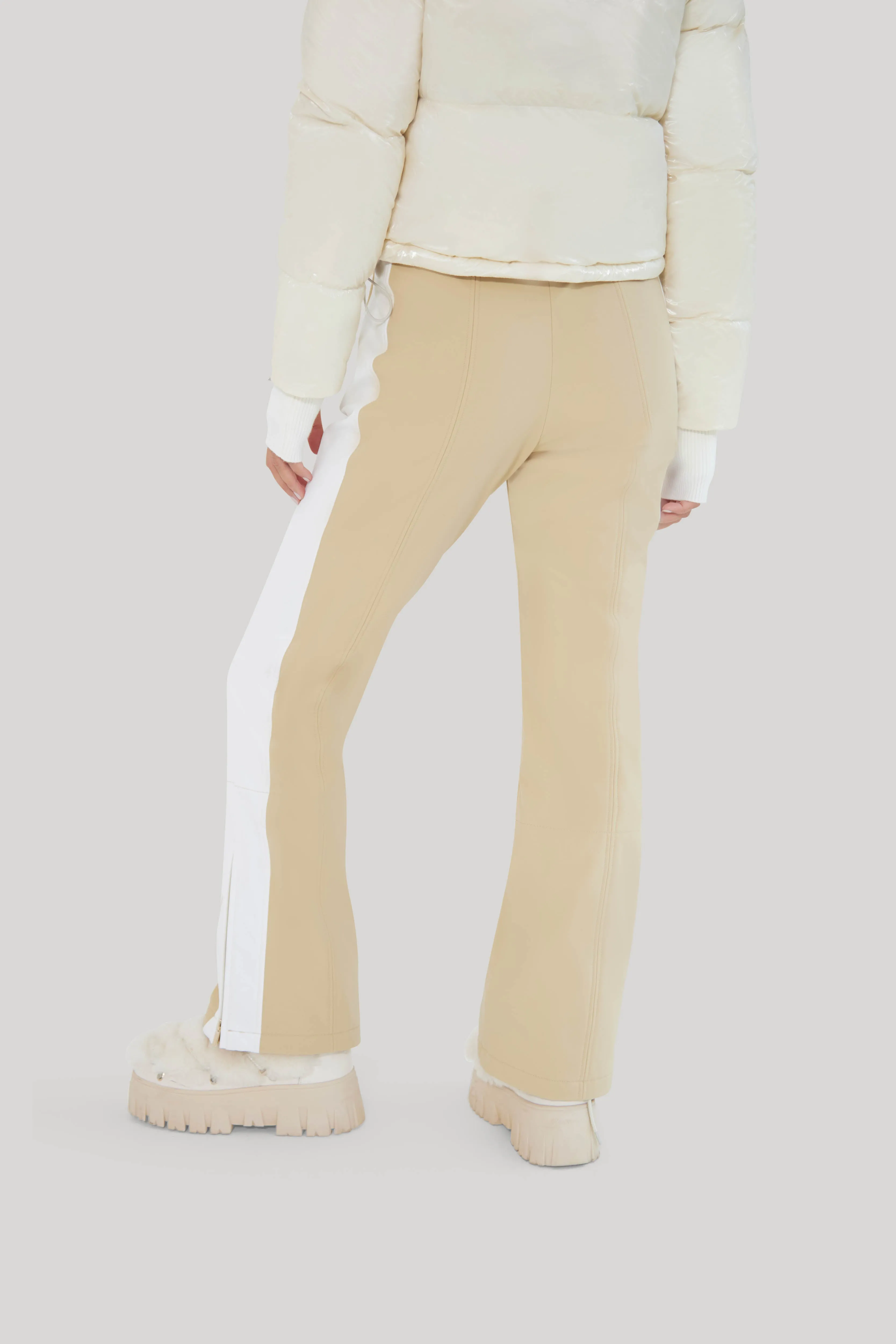 Stripe Perfect Ski Pant - Camel / White sold by My Sunday Ski product image thumbnail 3