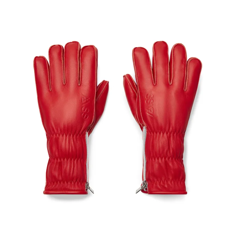 Wanderlust Shearling Ski Gloves - Red sold by My Sunday Ski