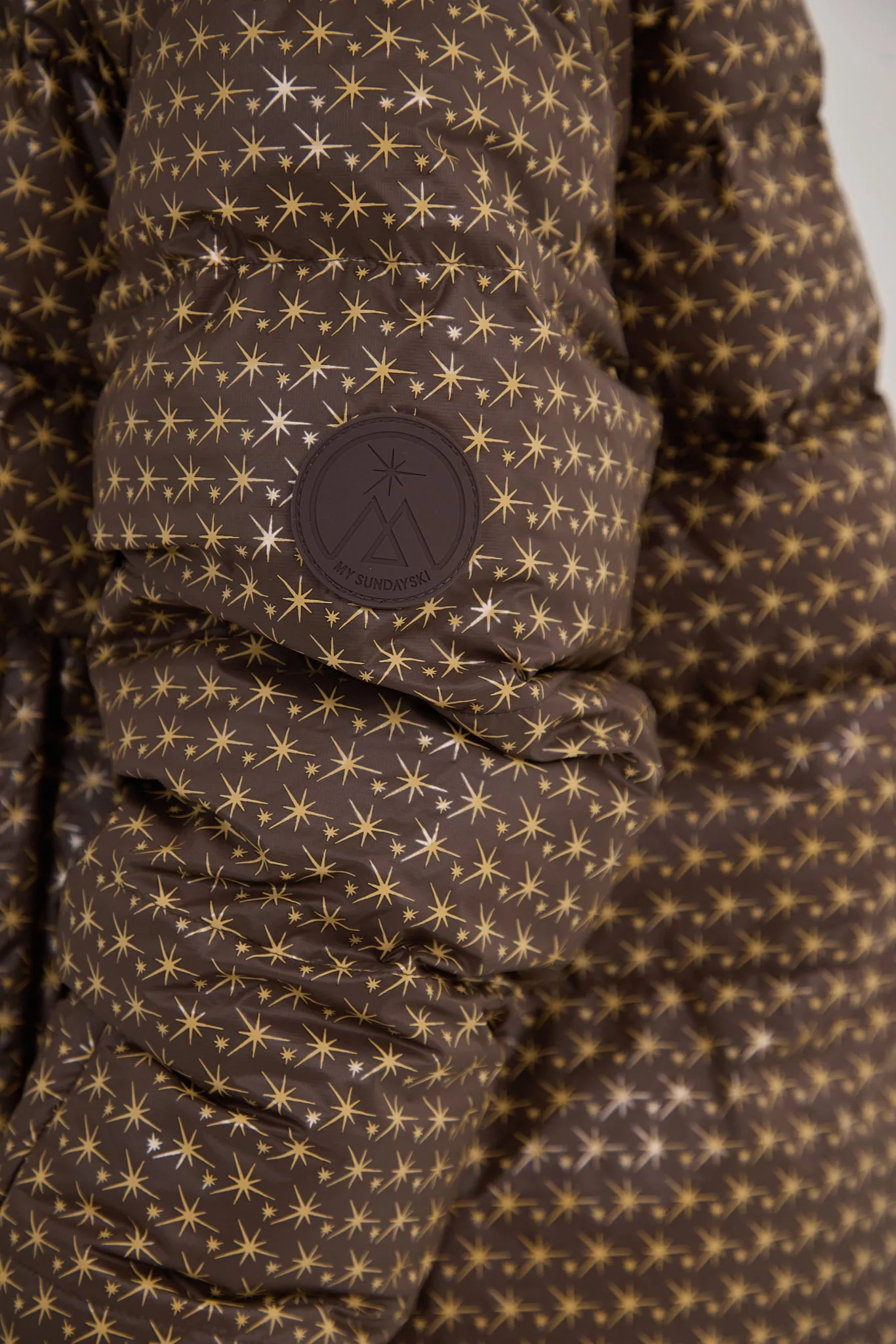Apricity Oversized Ski Jacket - Chocolate / Gold sold by My Sunday Ski product image thumbnail 4