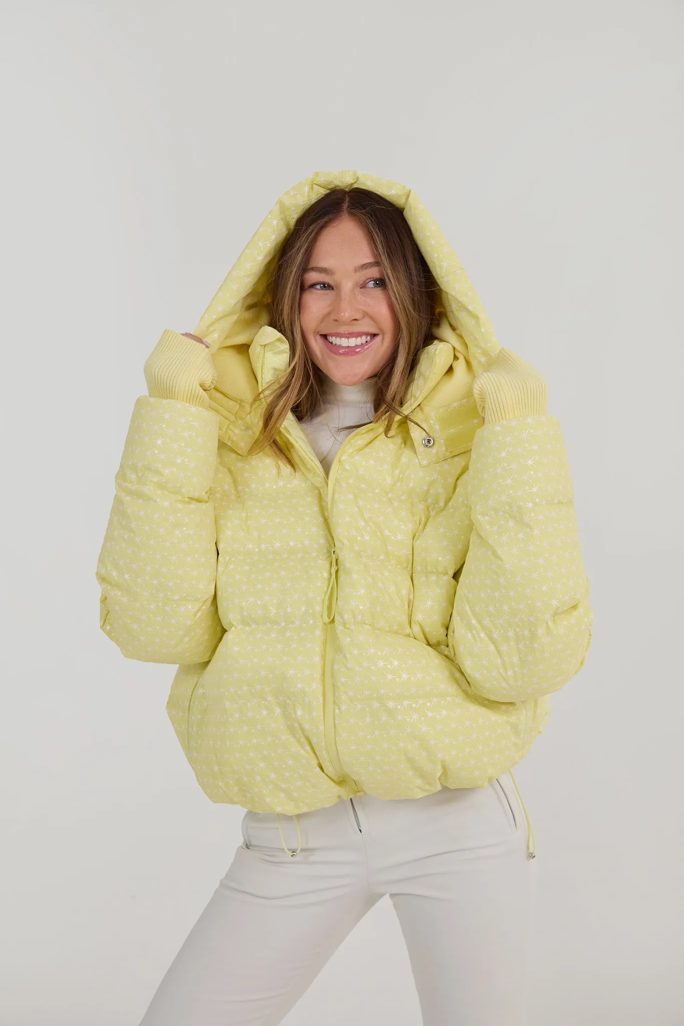 Apricity Ski Jacket - Yellow / White sold by My Sunday Ski product image thumbnail 2