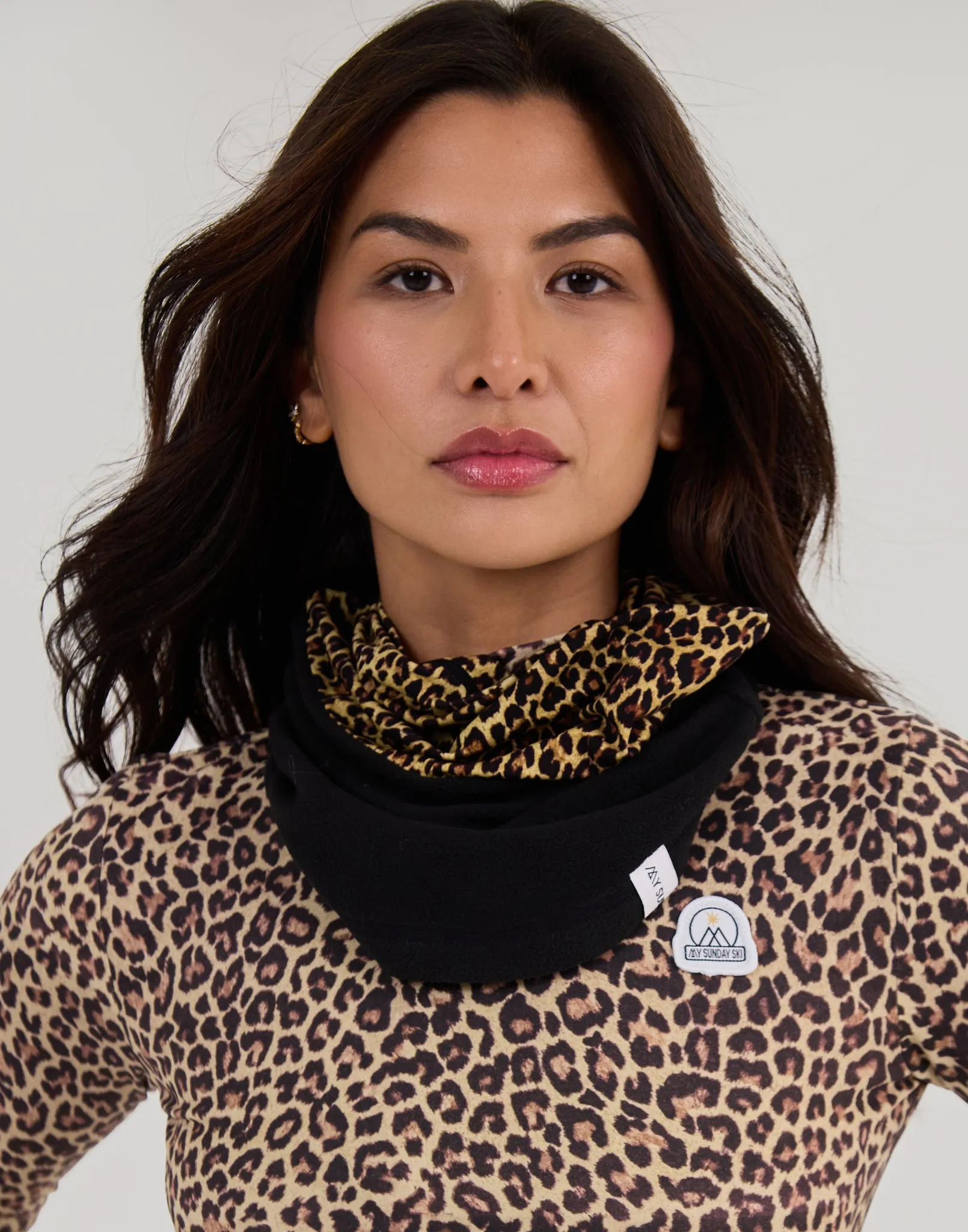 Face & Neck Gaiter - Leopard sold by My Sunday Ski product image thumbnail 2