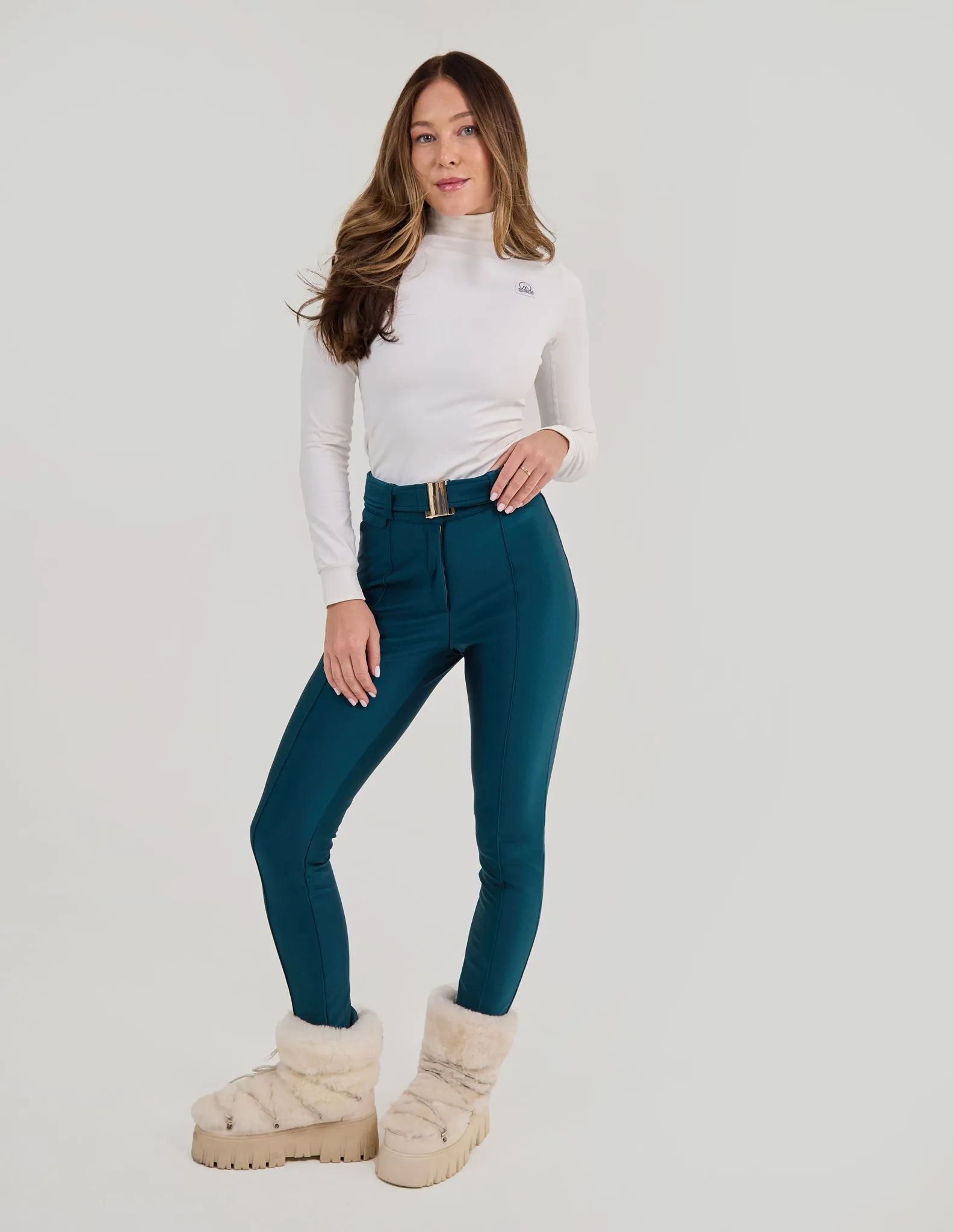 Slalom Ski Pants - Teal sold by My Sunday Ski product image thumbnail 2