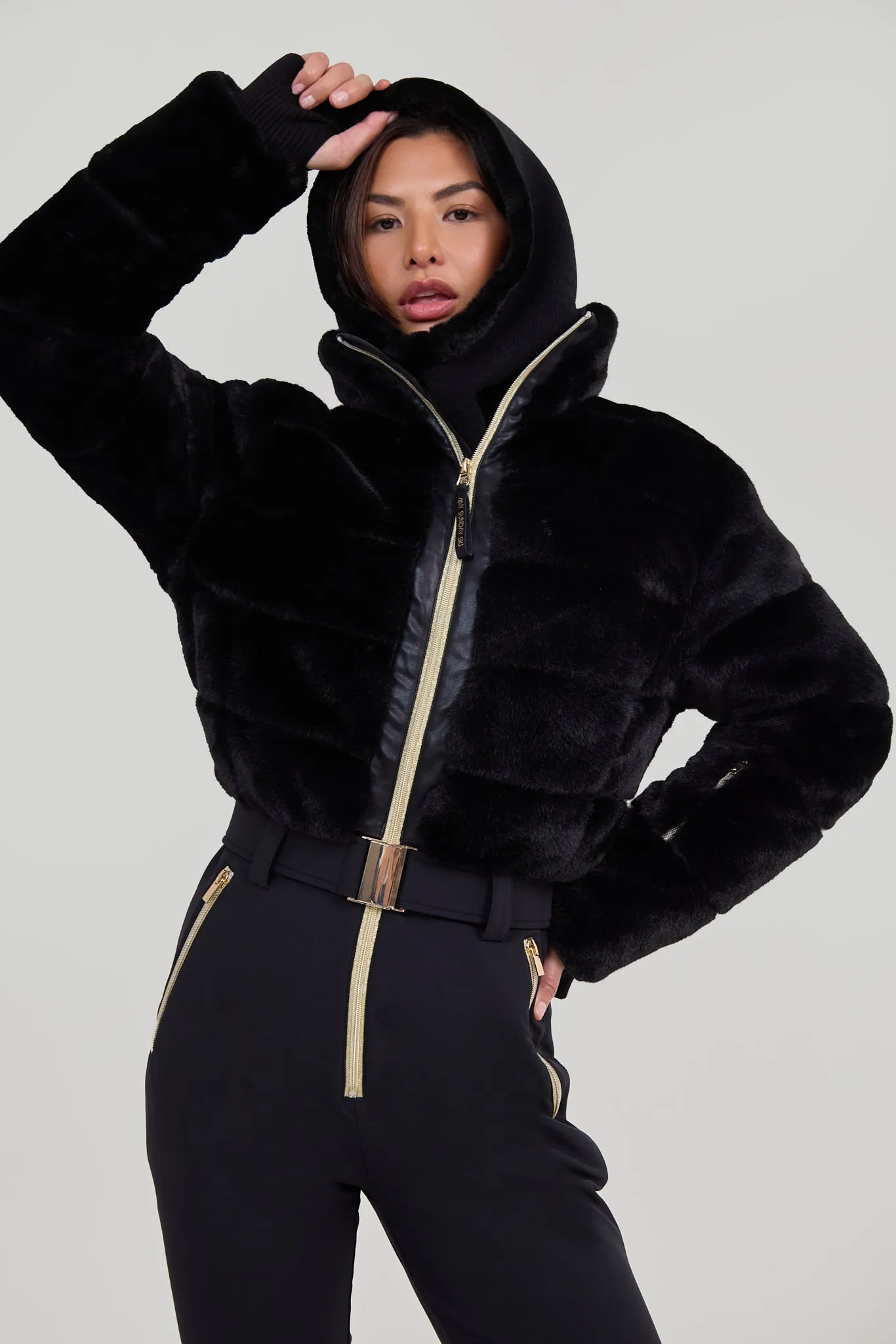 Ski Hood / Snood - Black sold by My Sunday Ski product image thumbnail 3