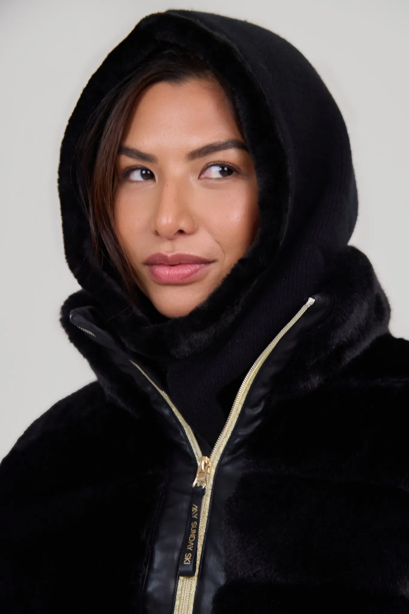 Ski Hood / Snood - Black sold by My Sunday Ski