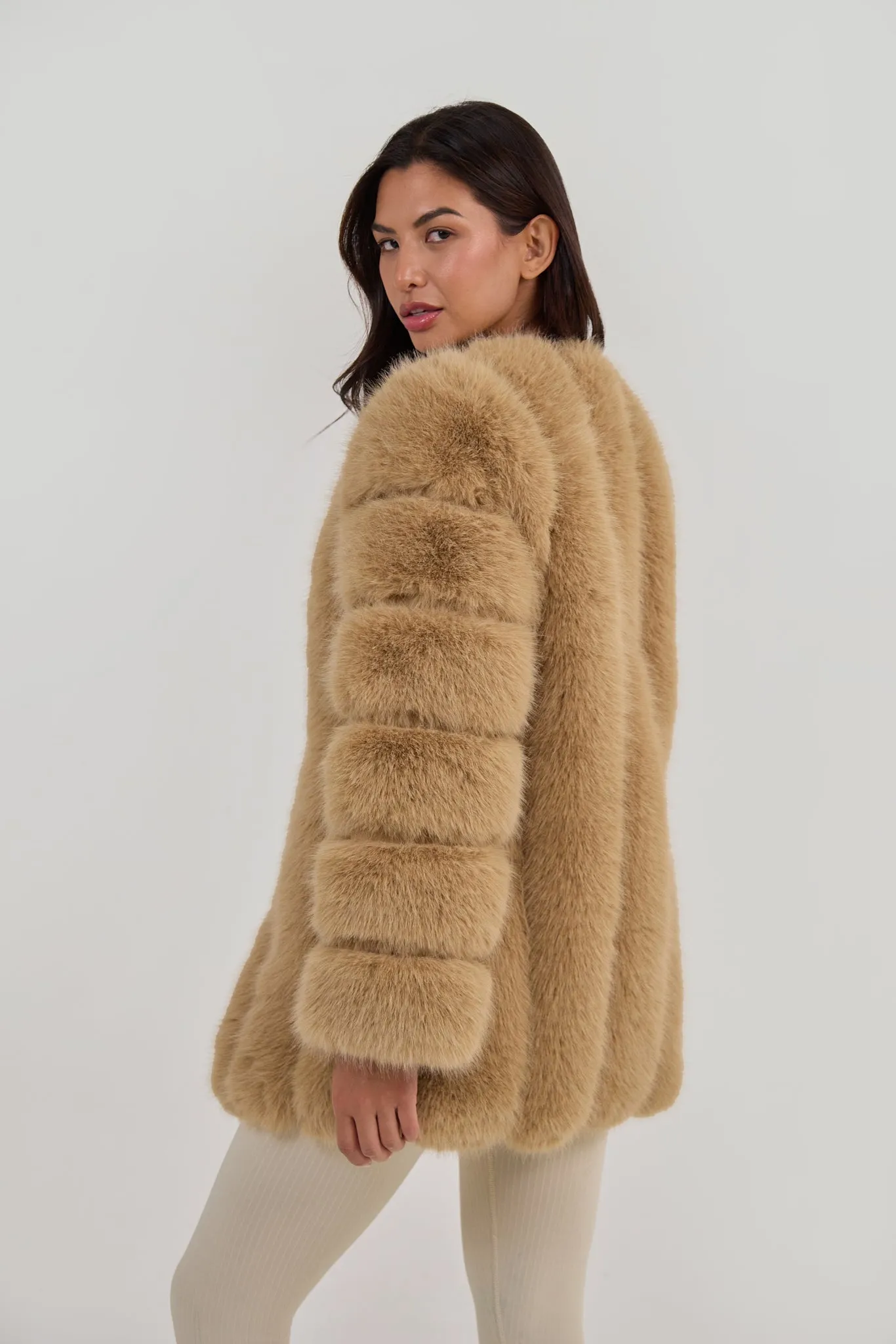 Faux Fox Fur Coat sold by My Sunday Ski product image thumbnail 5