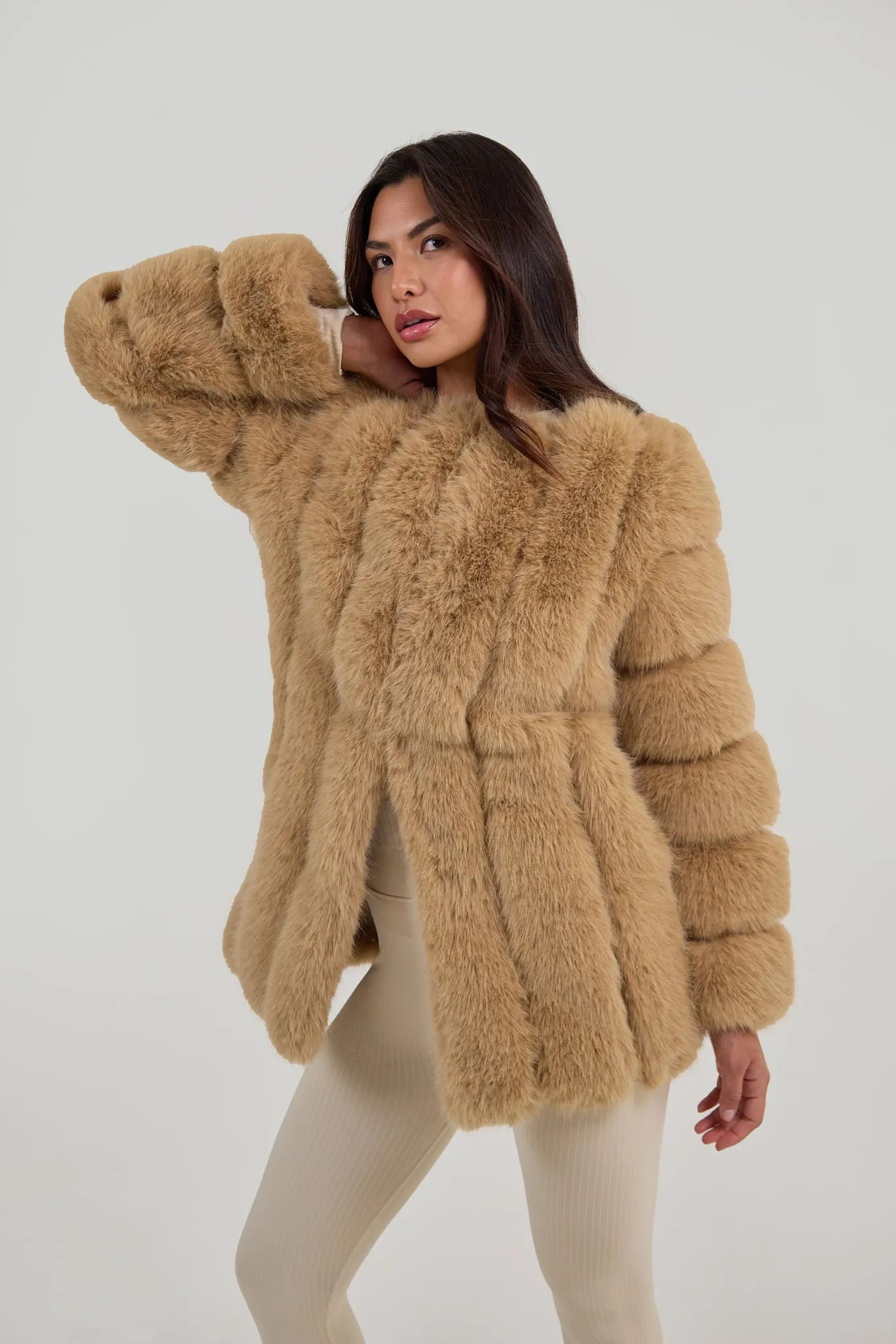 Faux Fox Fur Coat sold by My Sunday Ski product image thumbnail 4