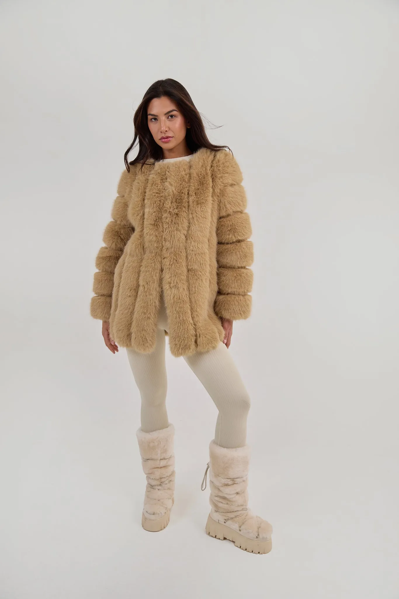 Faux Fox Fur Coat sold by My Sunday Ski product image thumbnail 2