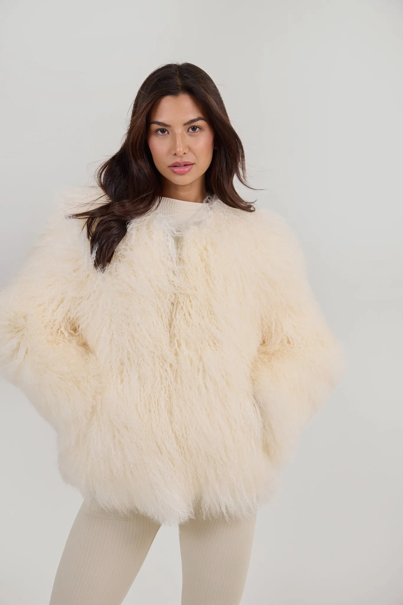 Mongolian Fur Coat - The Pilar sold by My Sunday Ski product image thumbnail 2