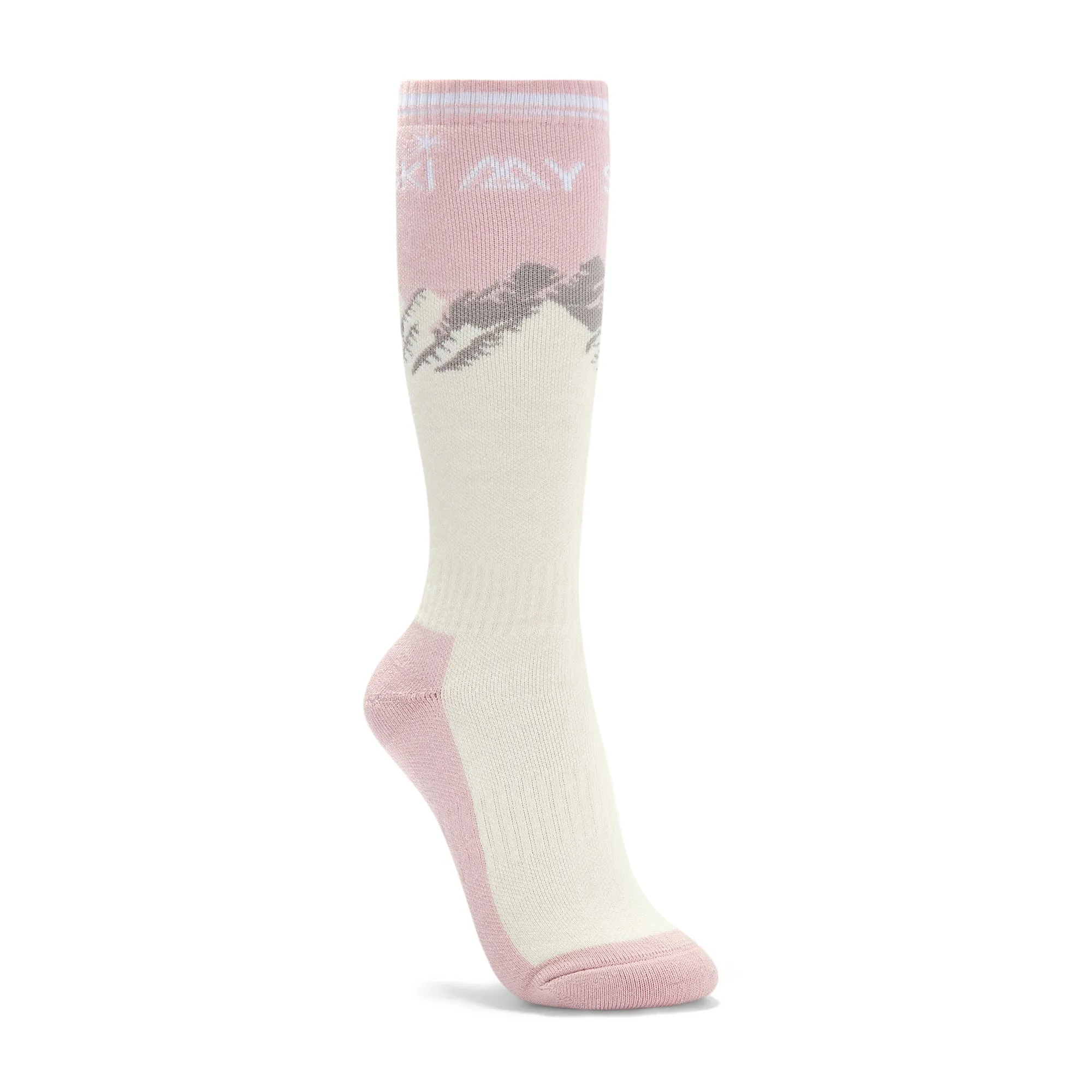 Merino Blend Performance Ski Sock - Pink sold by My Sunday Ski product image thumbnail 4